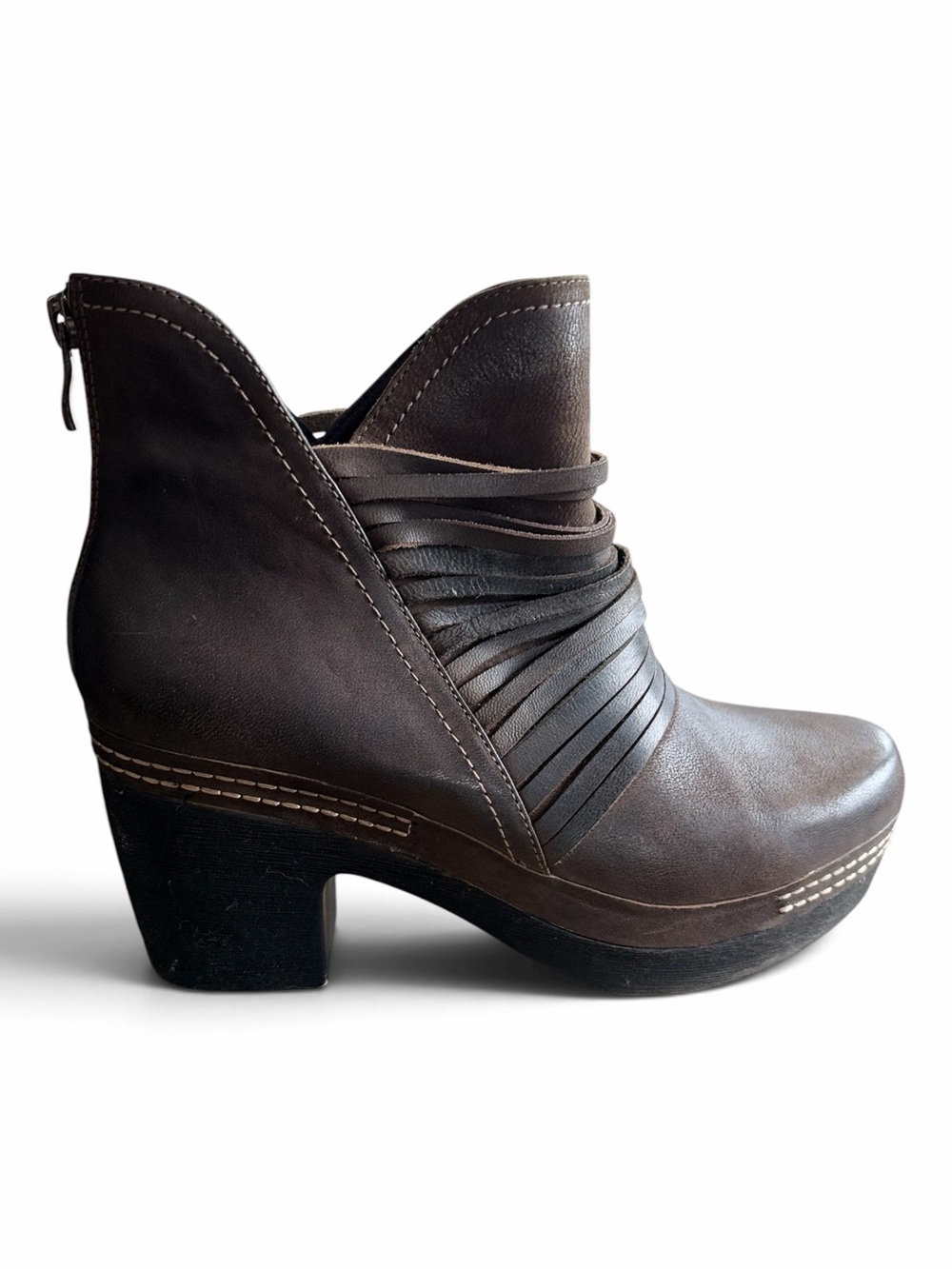 Antelope 38. / 7.5 Leather 934 Ebba Boot